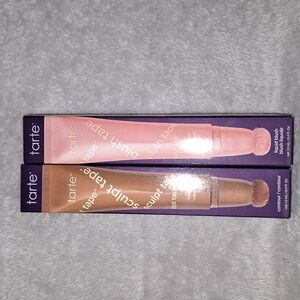 New Tarte Blush Tape (shade Pink) and Sculpt Tape (shade Soft Bronze) Duo